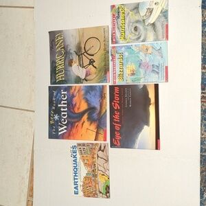 Scholastic Misc. Authors Weather Themed Paperback Book Set of 6
